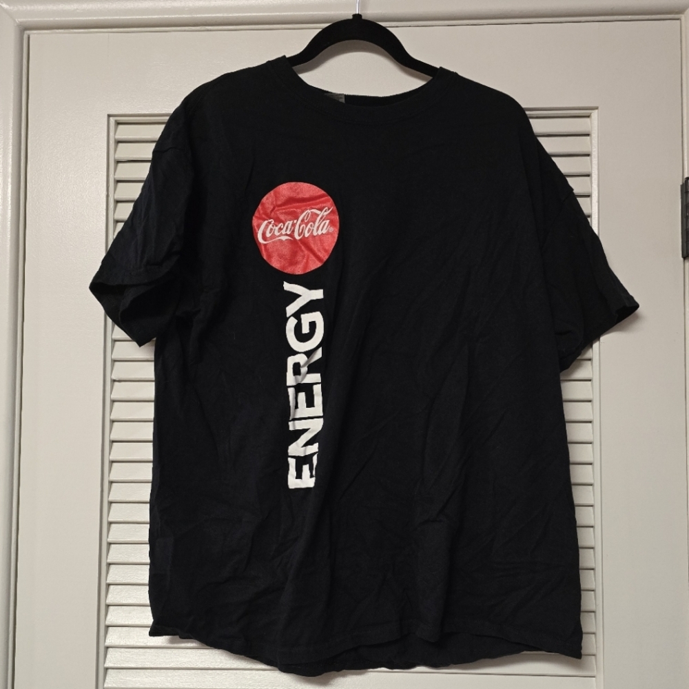 Gildan - (Unisex) 100% Cotton Coca Cola Energy Graphic Short-Sleeve T-Shirt